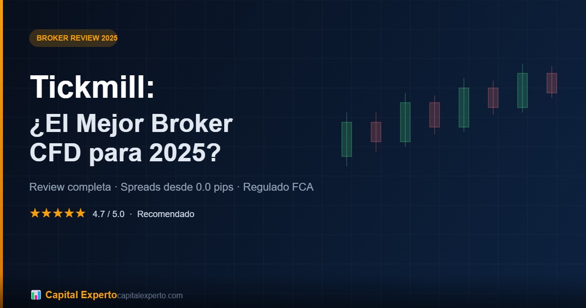 Tickmill review 2025 - ¿El mejor broker CFD?